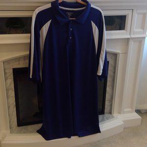 Architect Golf blue and white shirt